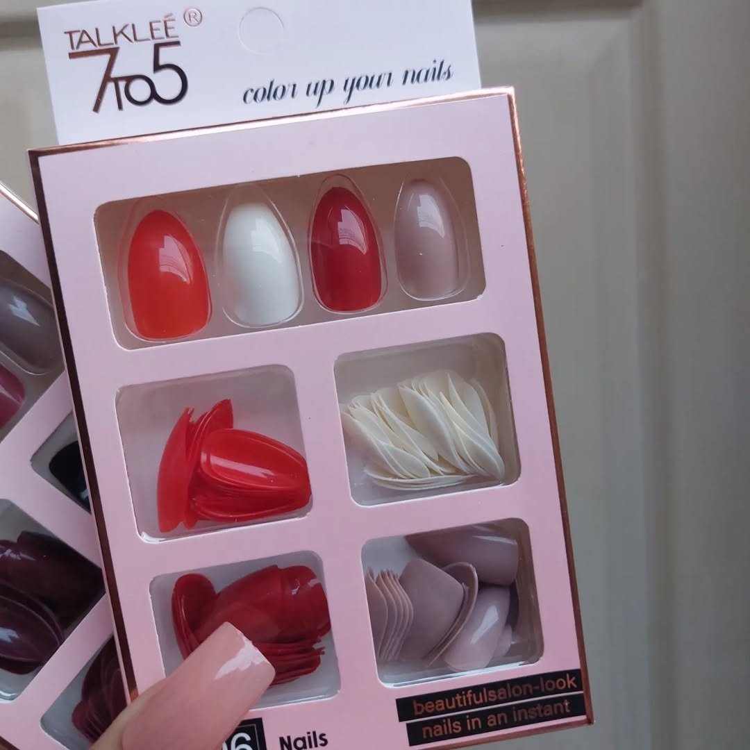 Pack of 96 nude nails