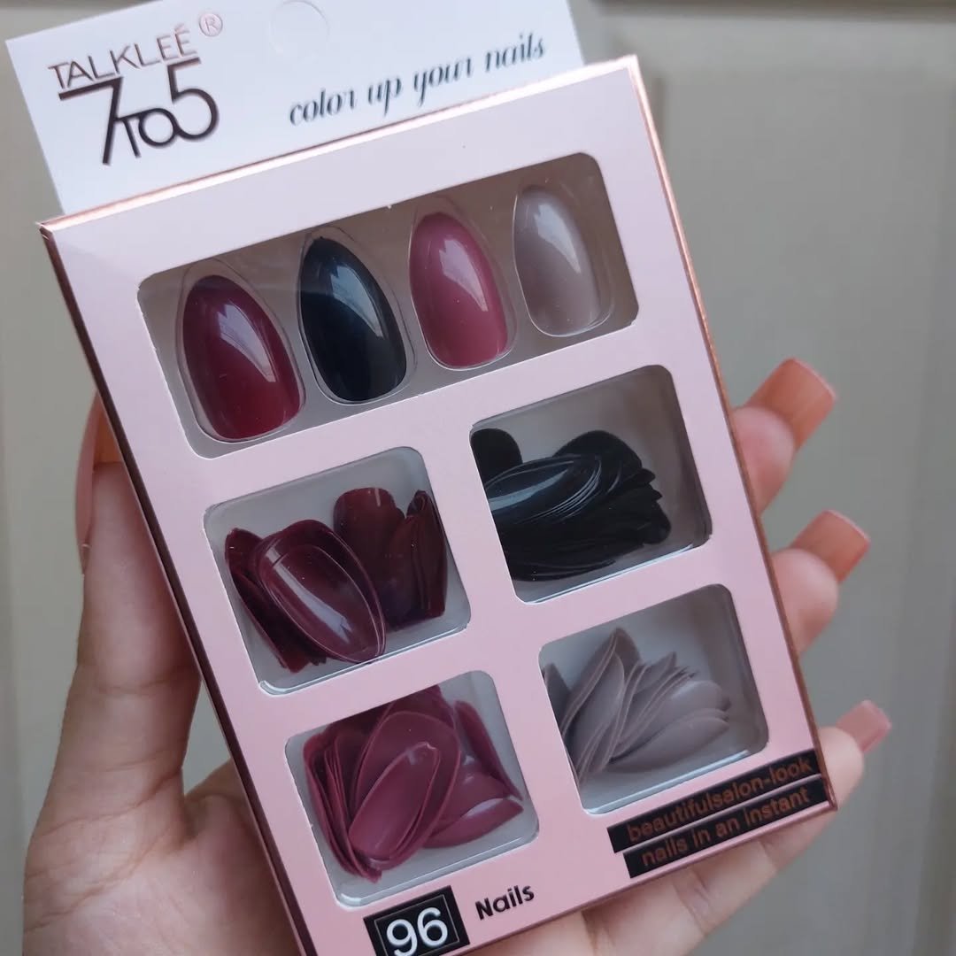 Pack of 96 nude nails