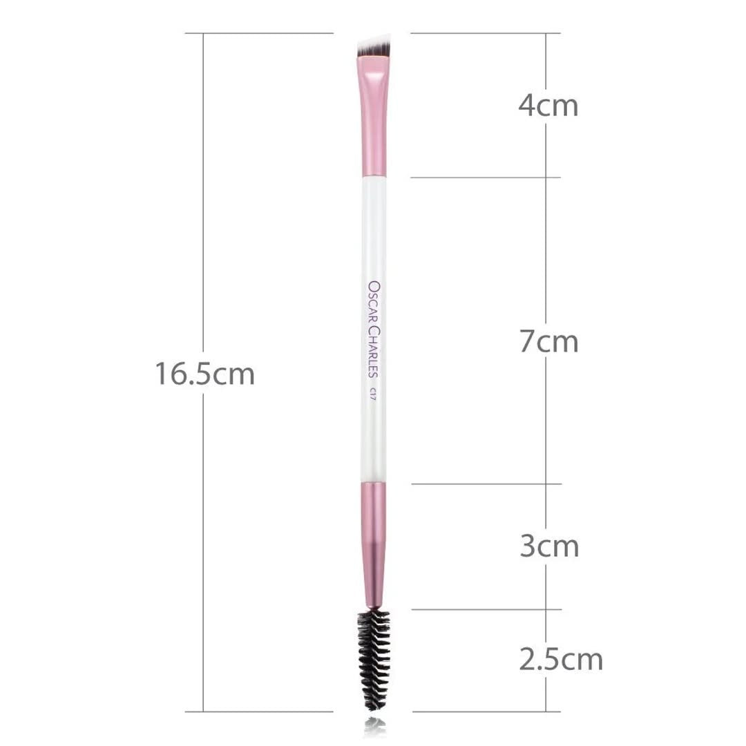 2in1 eyebrow brush with spooly