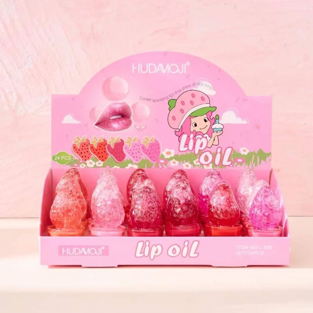 huda moji strawberry lip tint