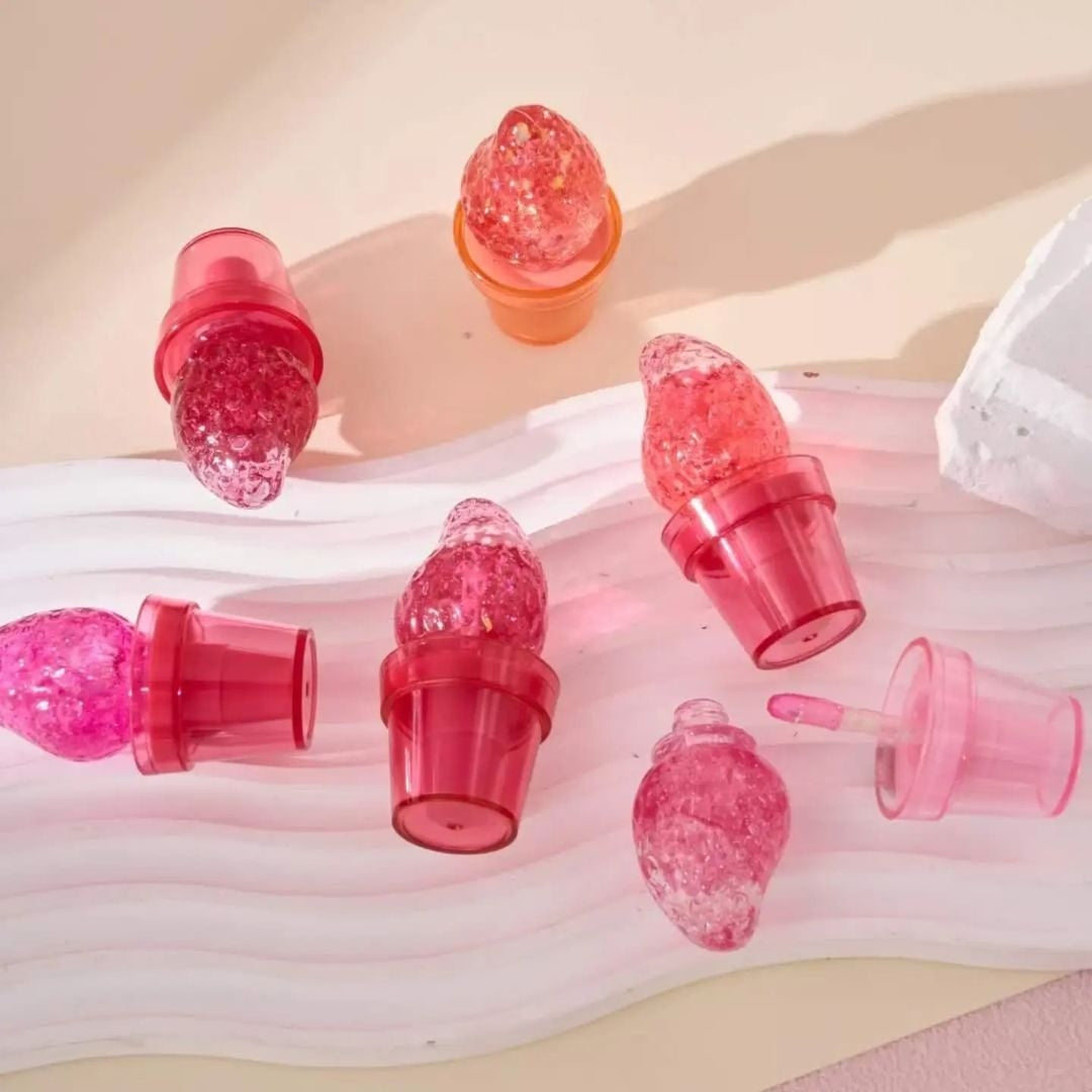 huda moji strawberry lip tint