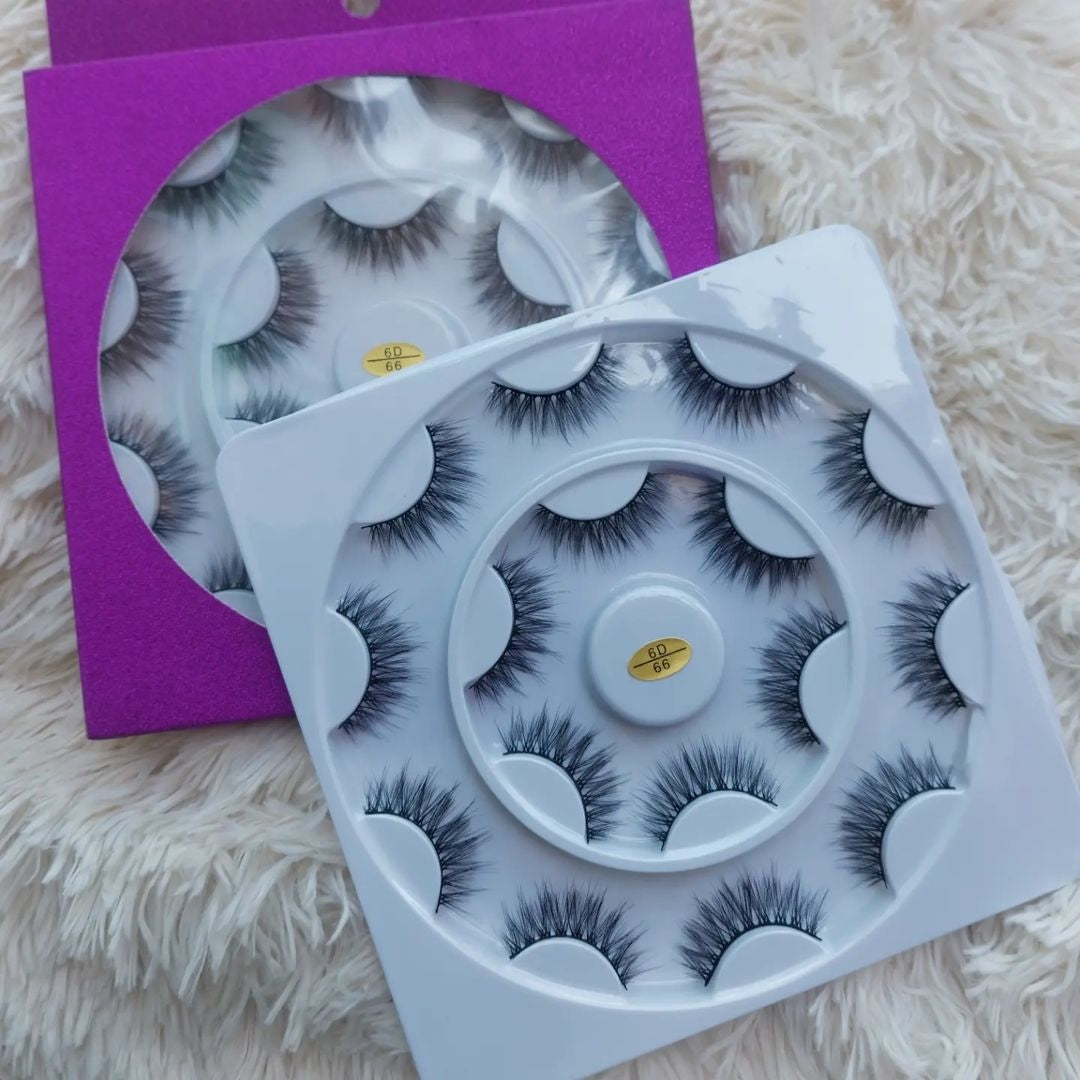 Sasa pack of 8 lashes style 66