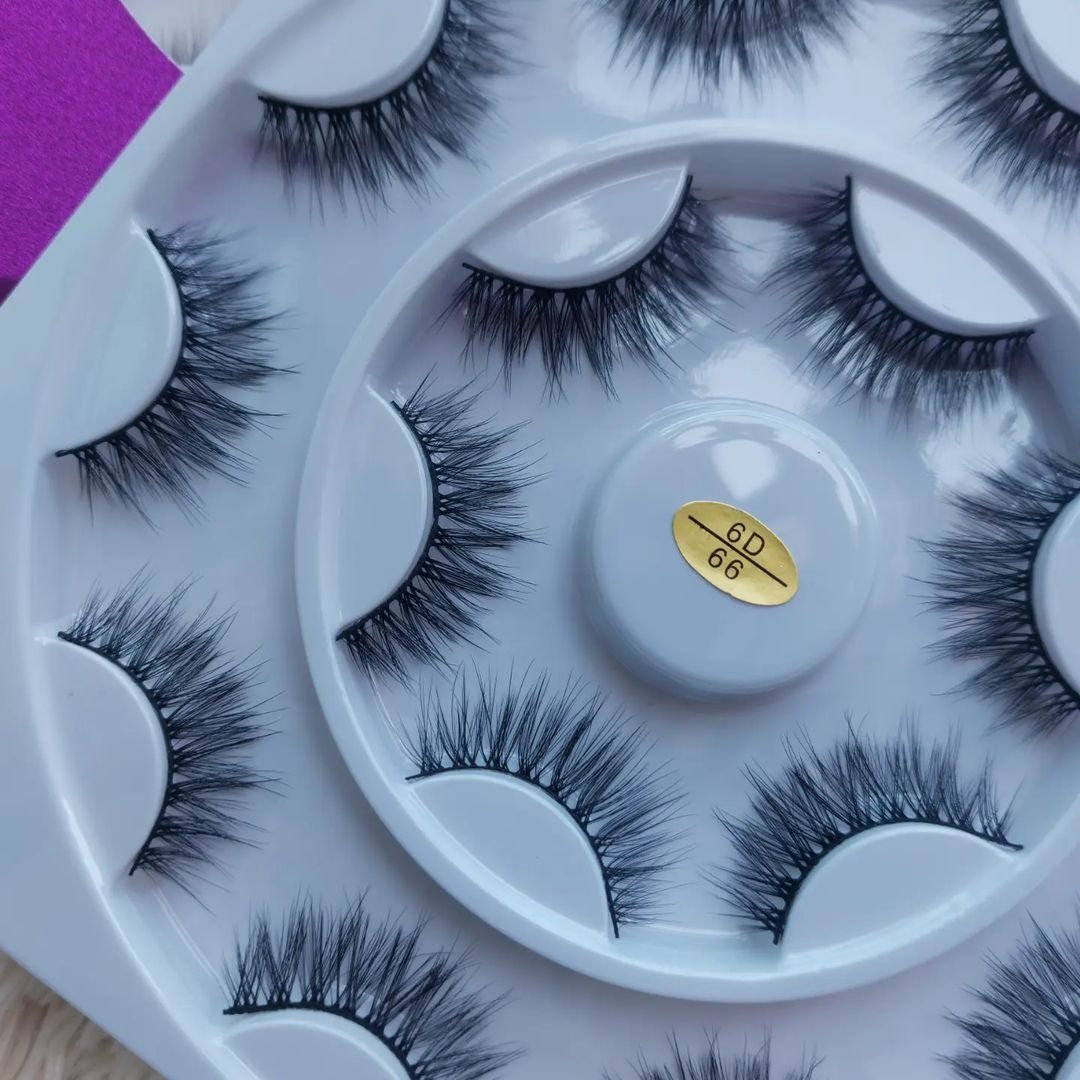 Sasa pack of 8 lashes style 66