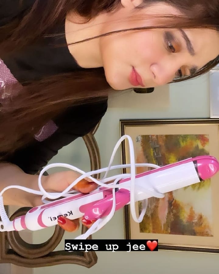 kemei 3in1 straight + curl + crimp