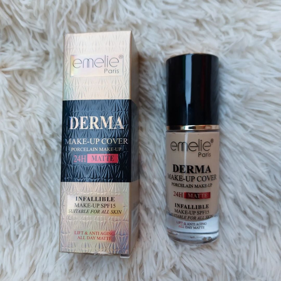 emelie derma makeup cover foundation