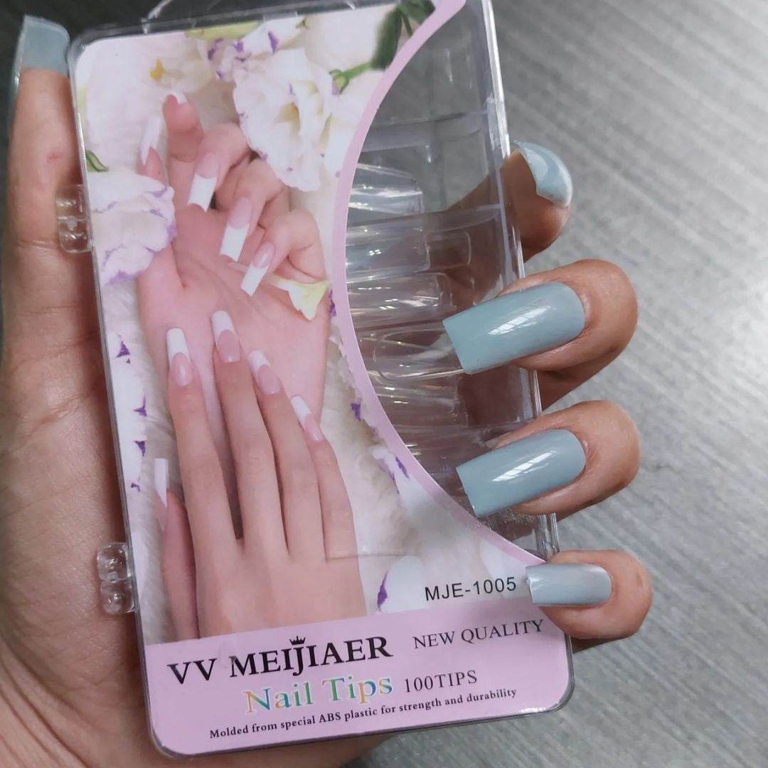 pack of 100 coffin shape nails
