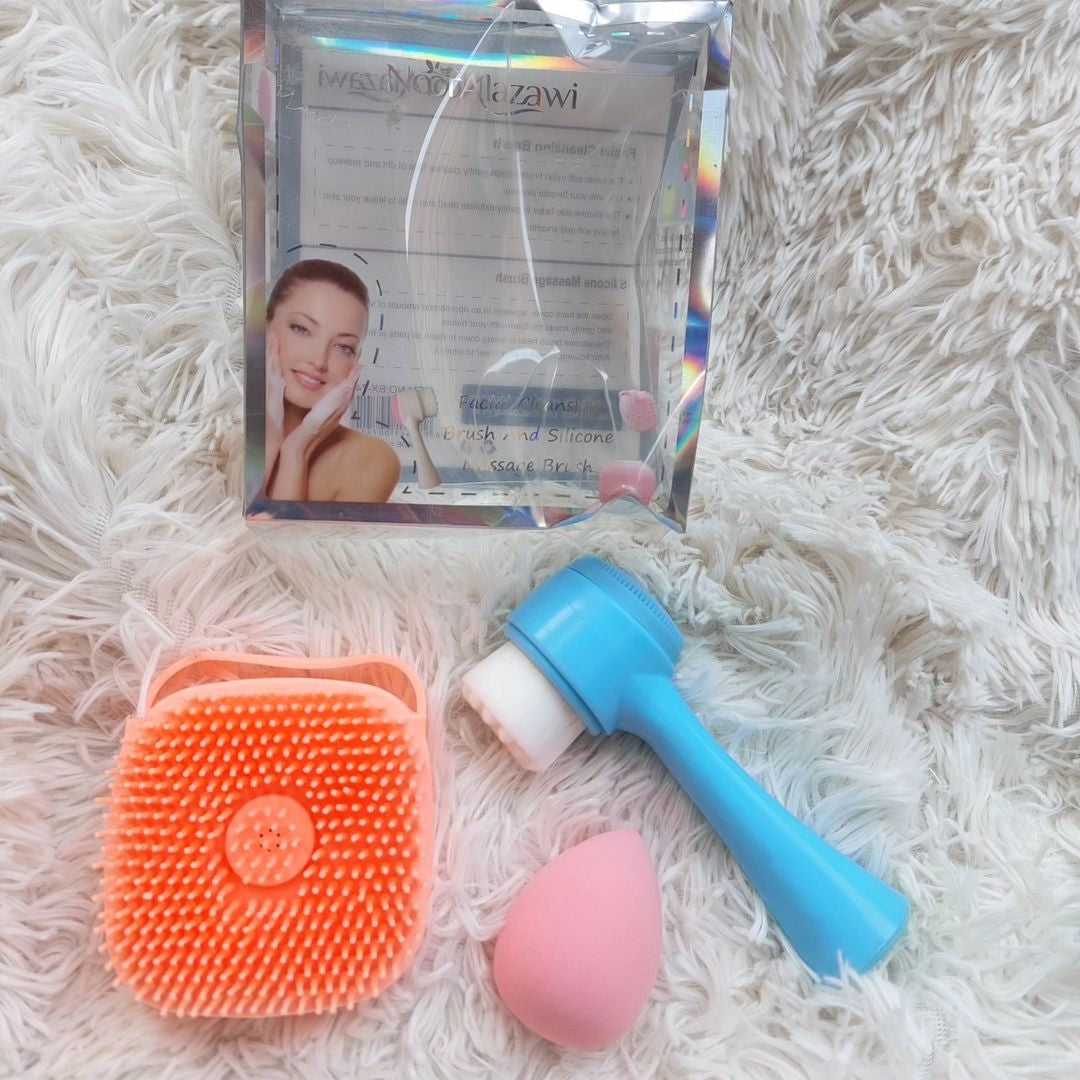 cleansing silicone set with blender