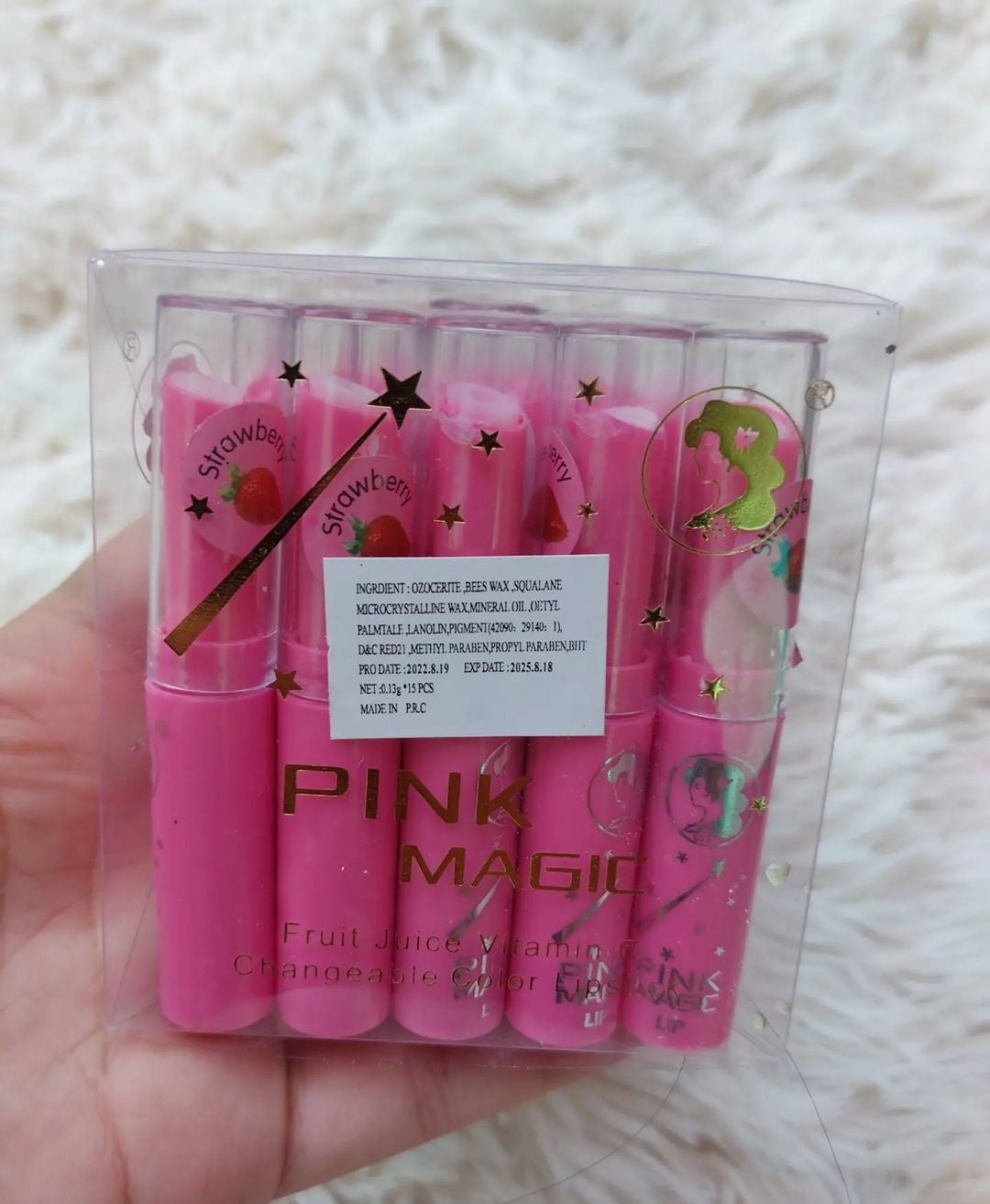 pink magic tinted lipbalm