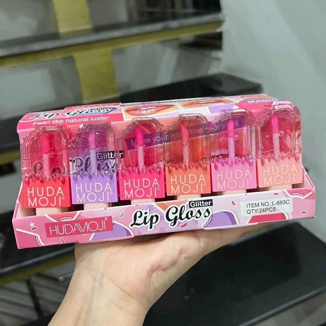 huda moji tinted lipgloss
