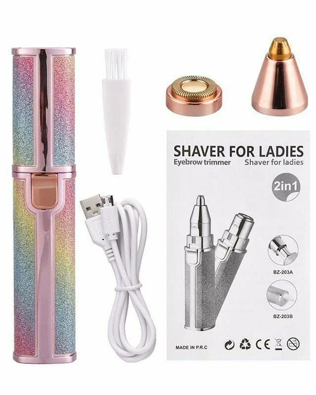 2in1 face and brow trimmer
