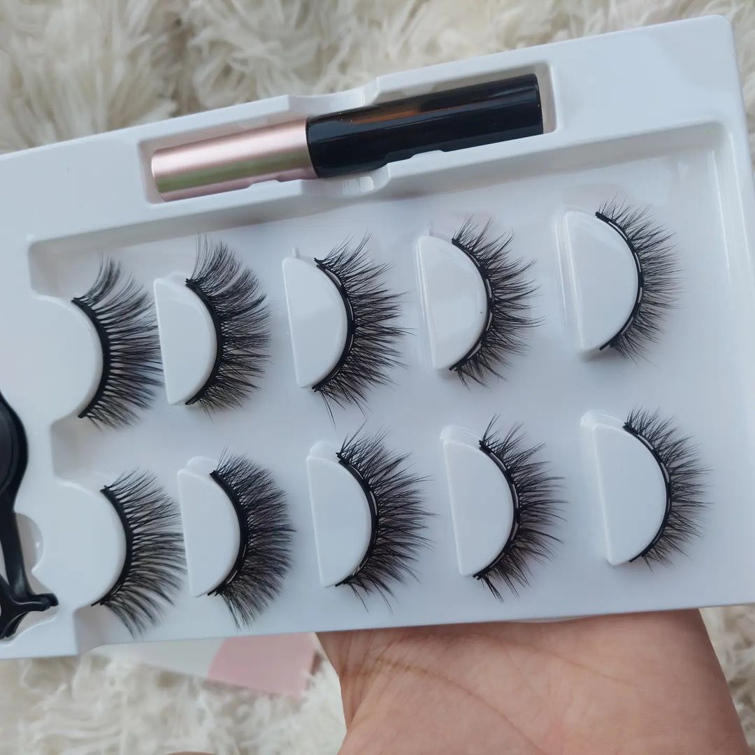 magnetic  lashes and liner