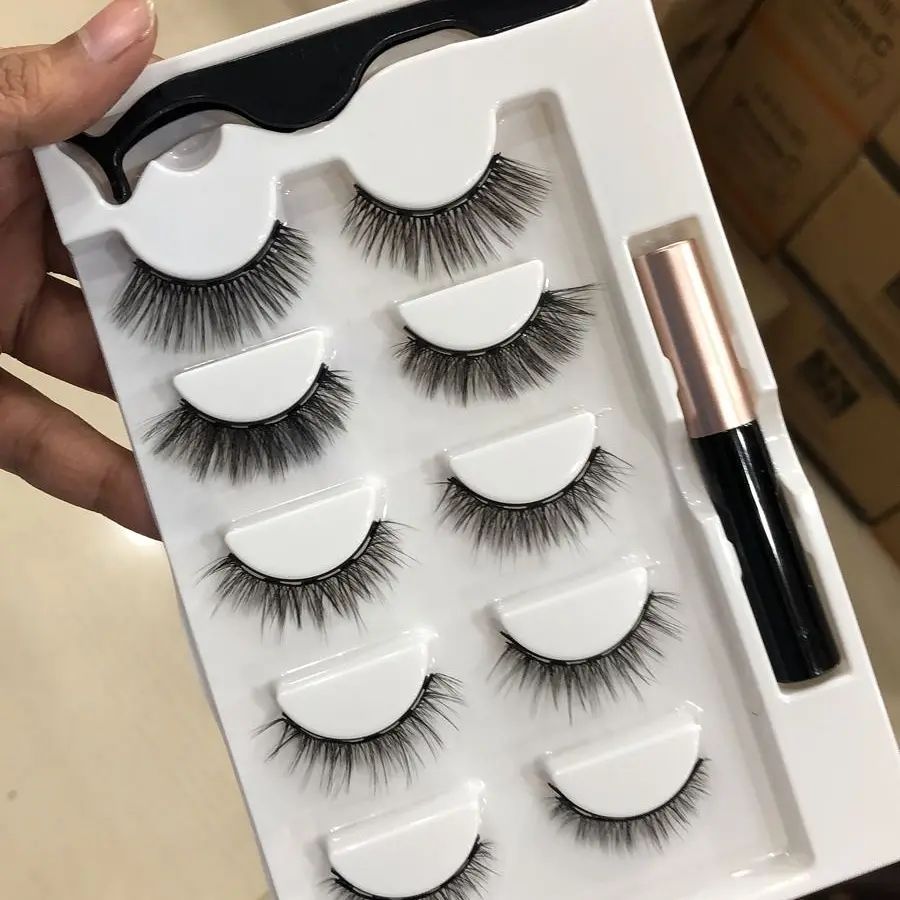 magnetic  lashes and liner