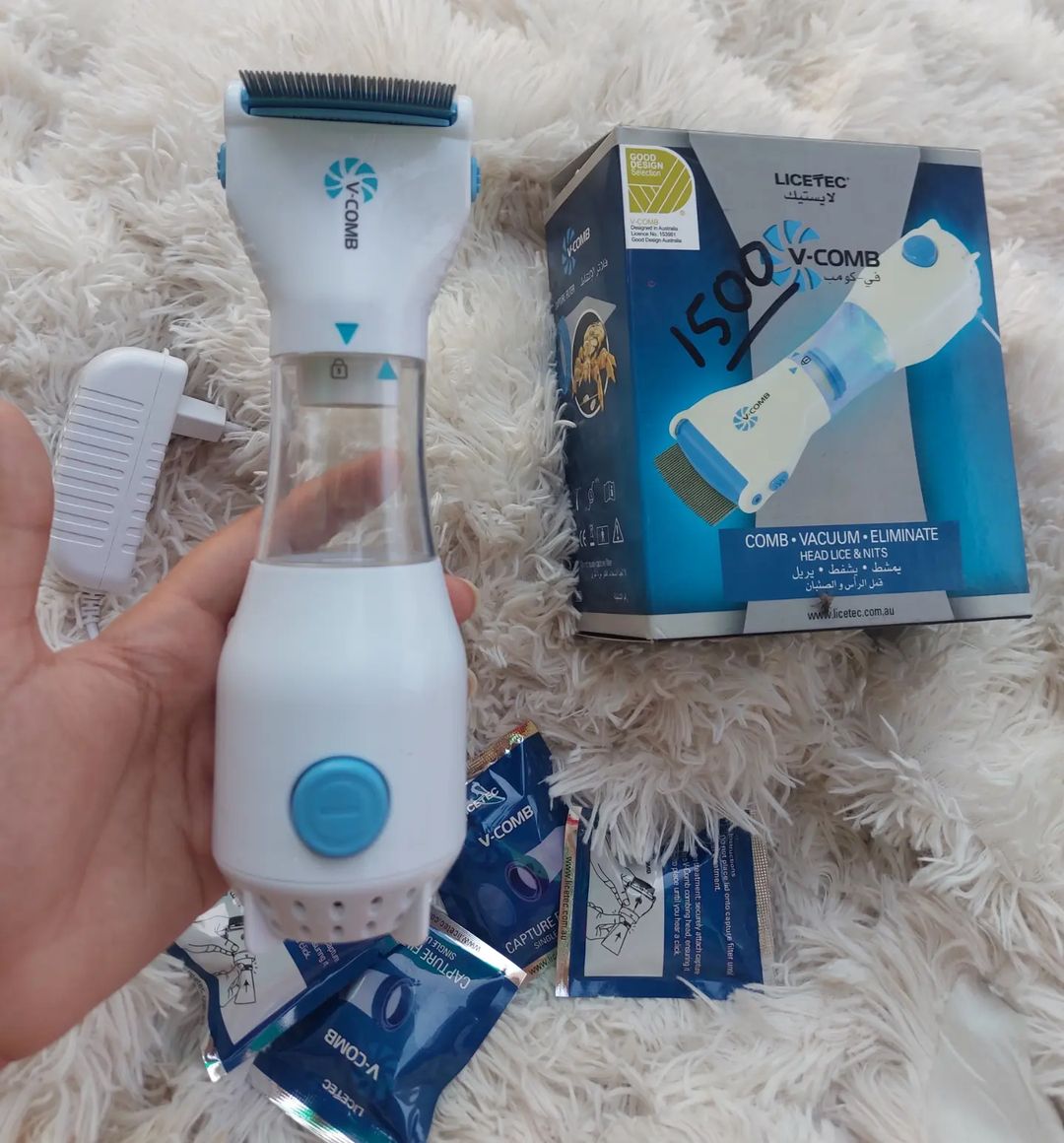 anti lice v-comb