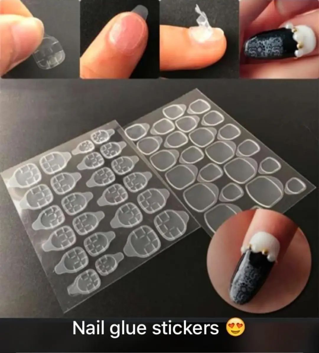 Nail Glue stickers