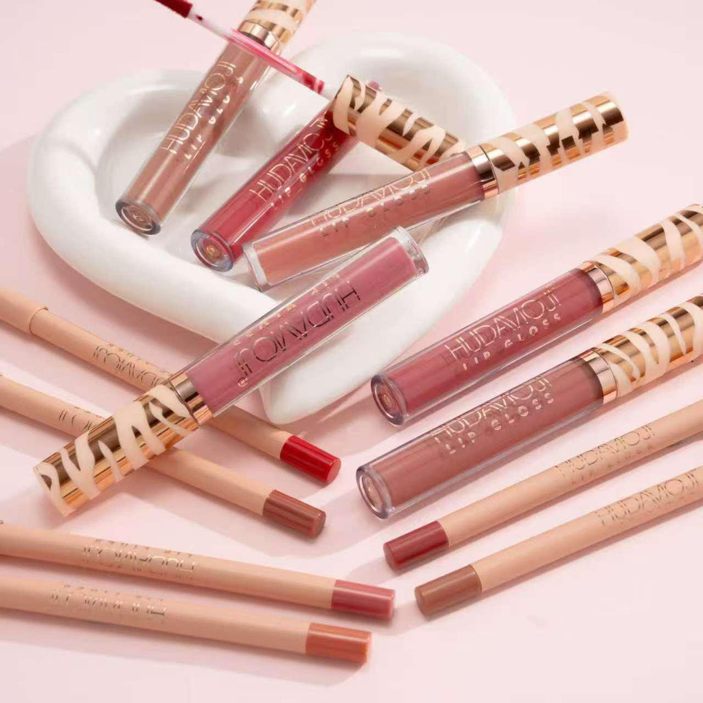 Hudamoji 2in1 lipstick and lip liner