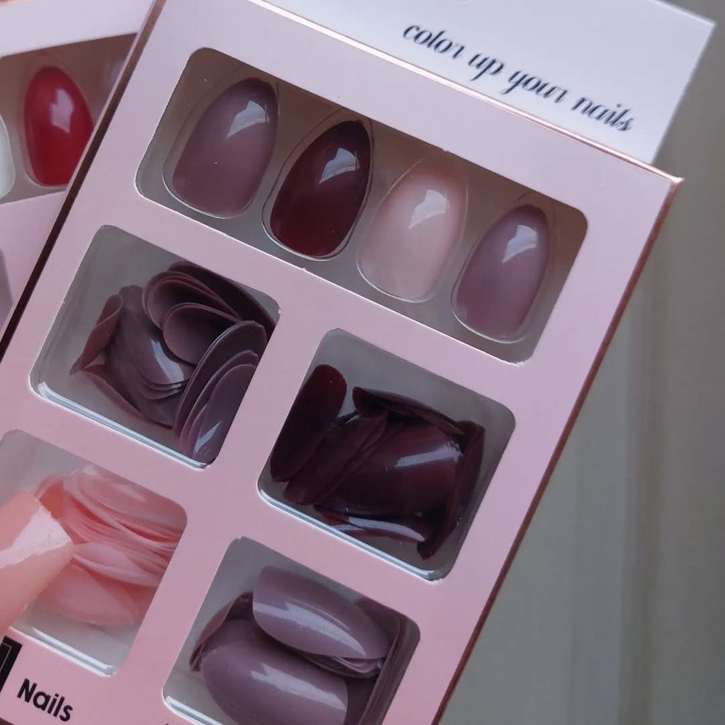 Pack of 96 nude nails