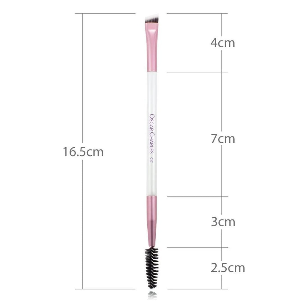 2in1 eyebrow brush with spooly