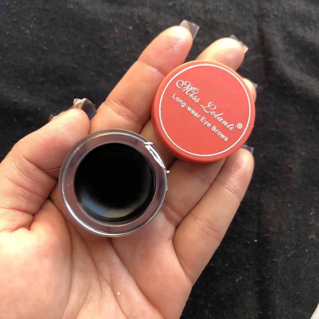 Gel eyeliner and pomade