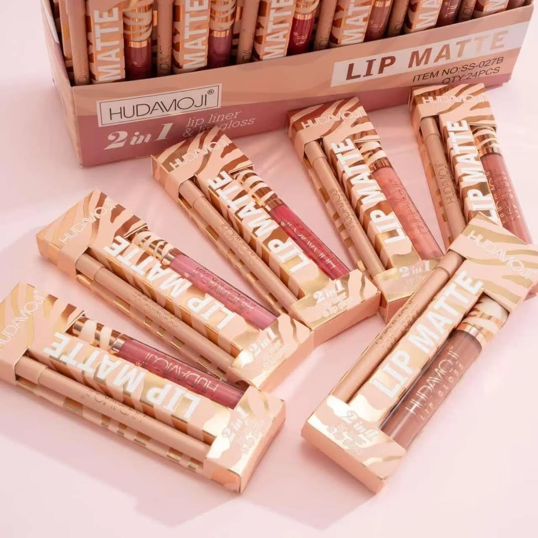 Hudamoji lipstick and lip liner