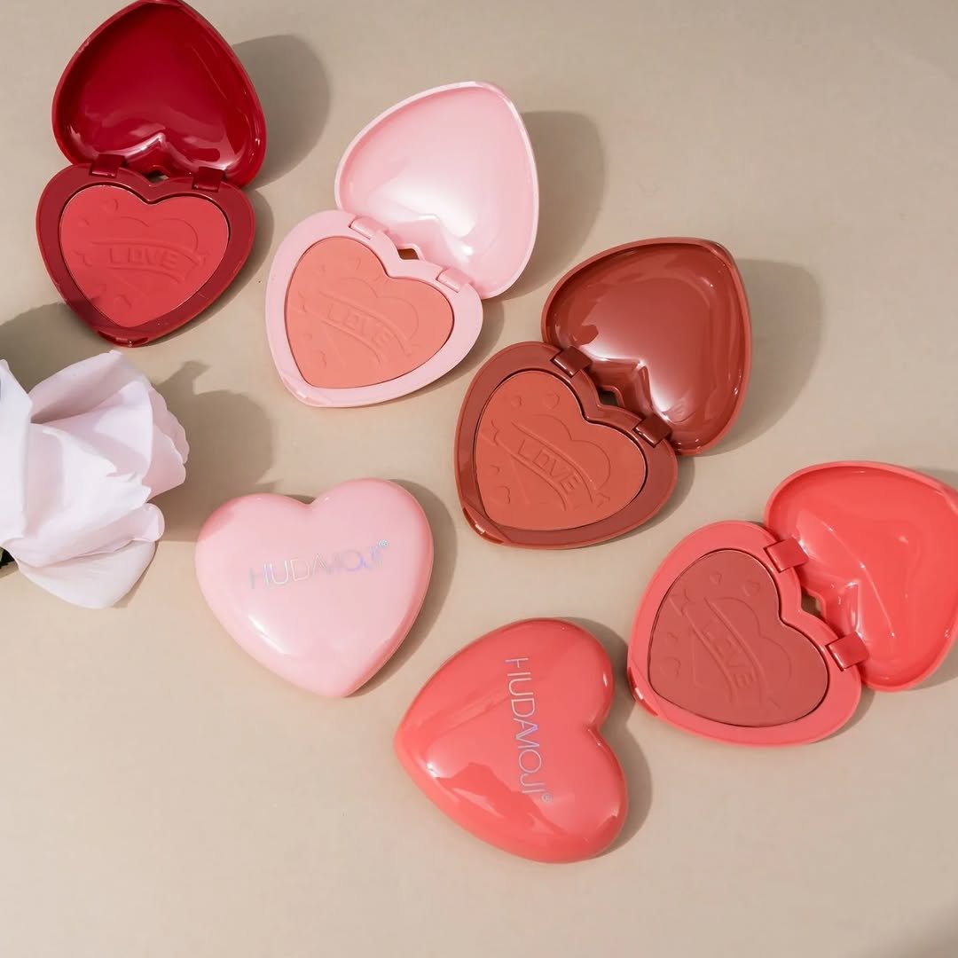 Hudamoji heart blushers