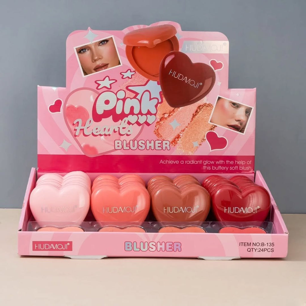 Hudamoji heart blushers