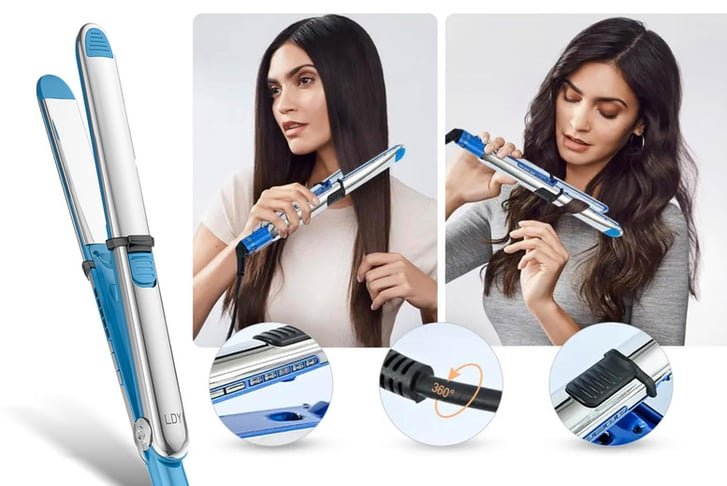 Sokany nano titanium 2 in 1 professional straightener
