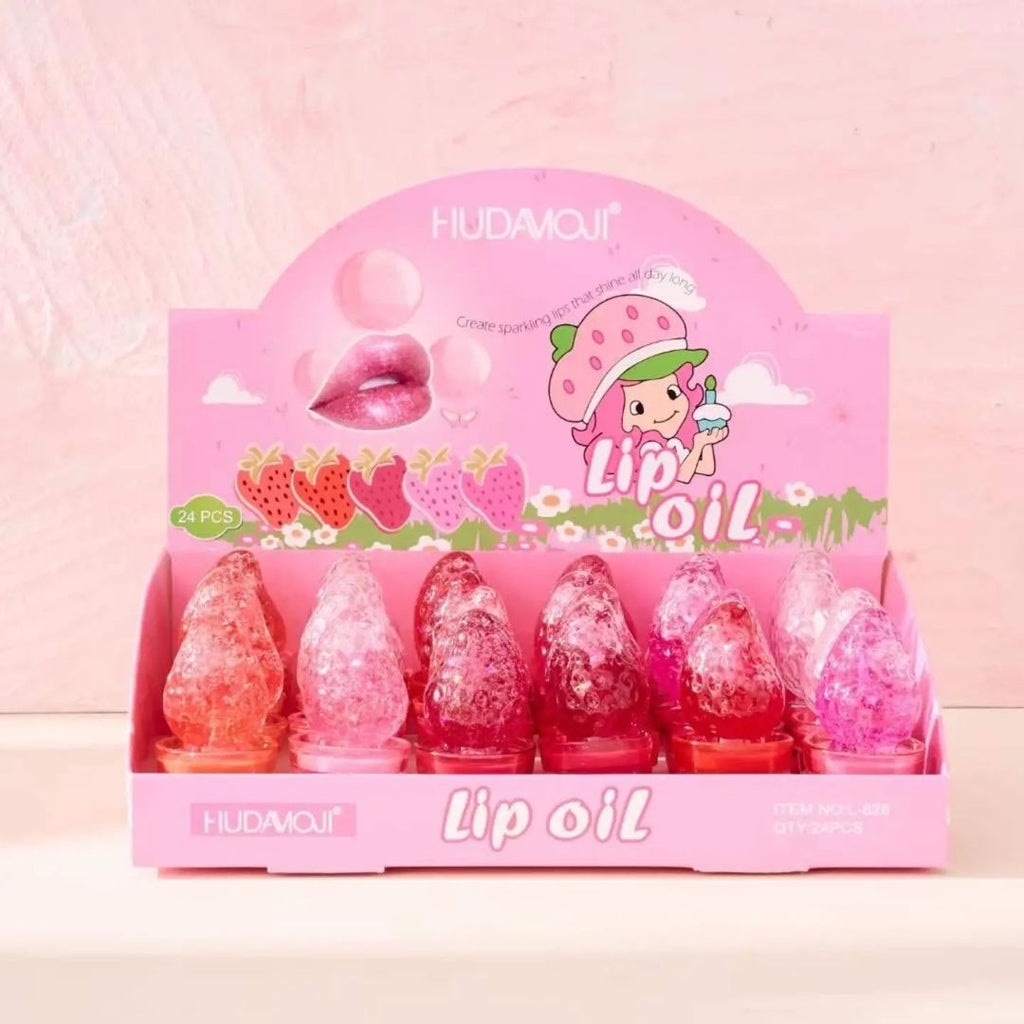 huda moji strawberry lip tint