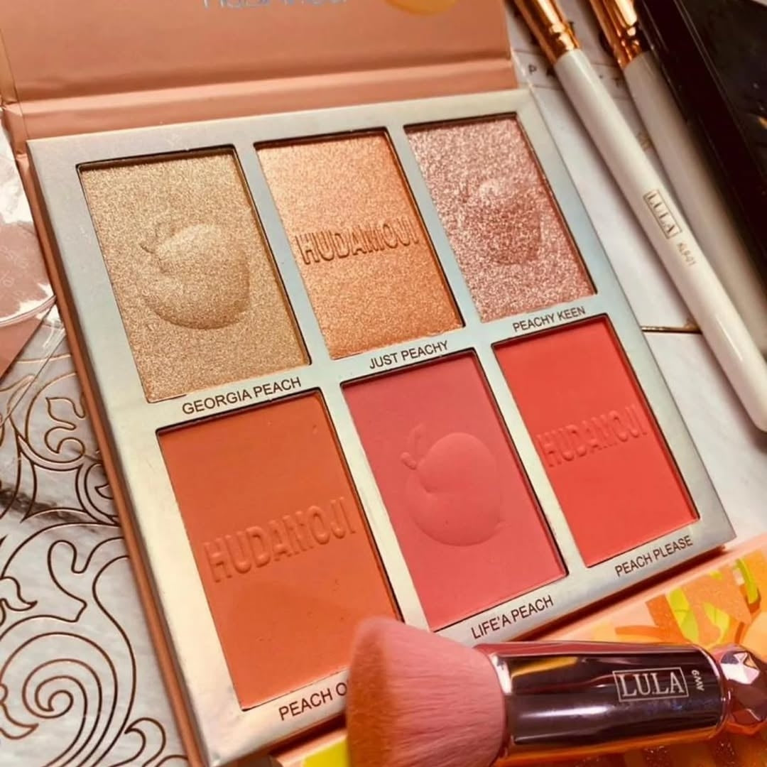 hudamoji blush and highlighter