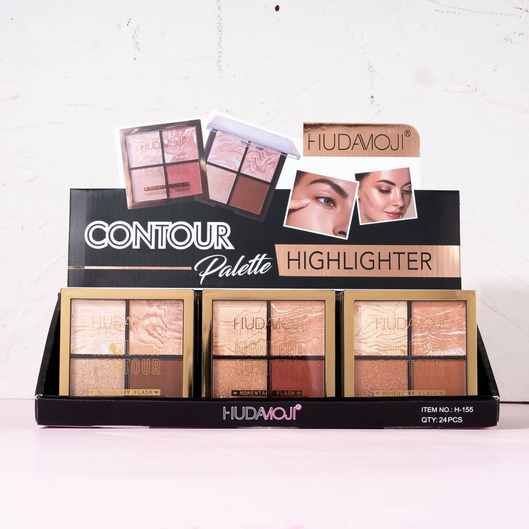hudamoji contour and highlighter pallete