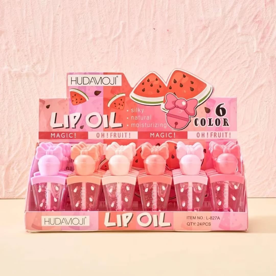 hudamoji watermelon lip oil