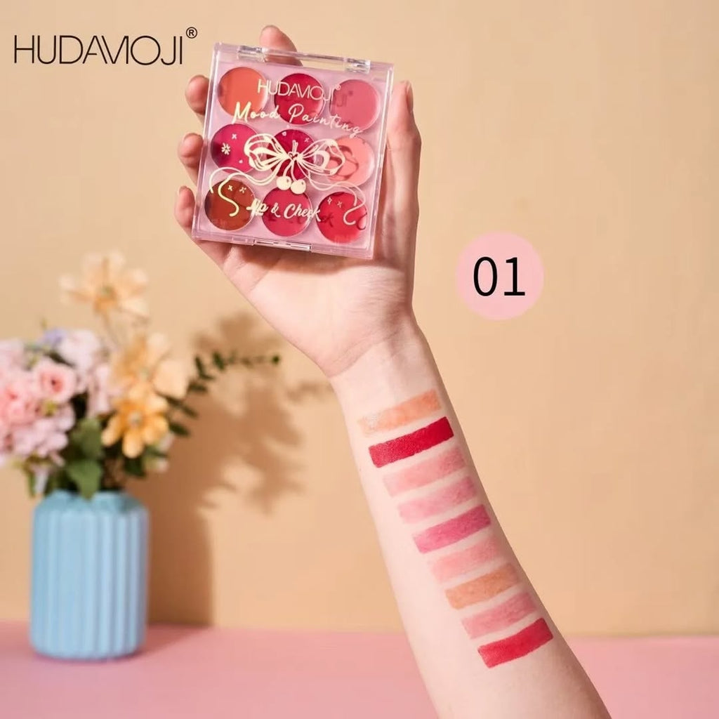 hudamoji lipstick pallete