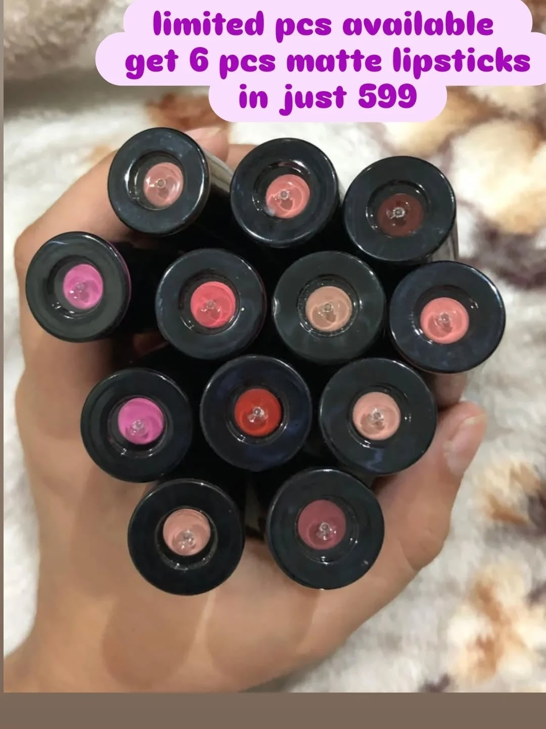 kylie pack of 6 lipsticks