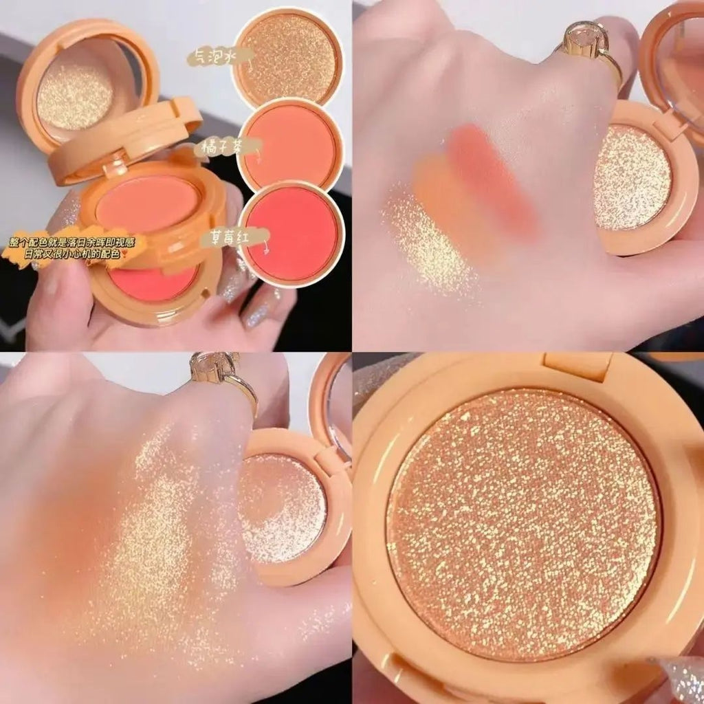 huda moji blush and highlighter  02