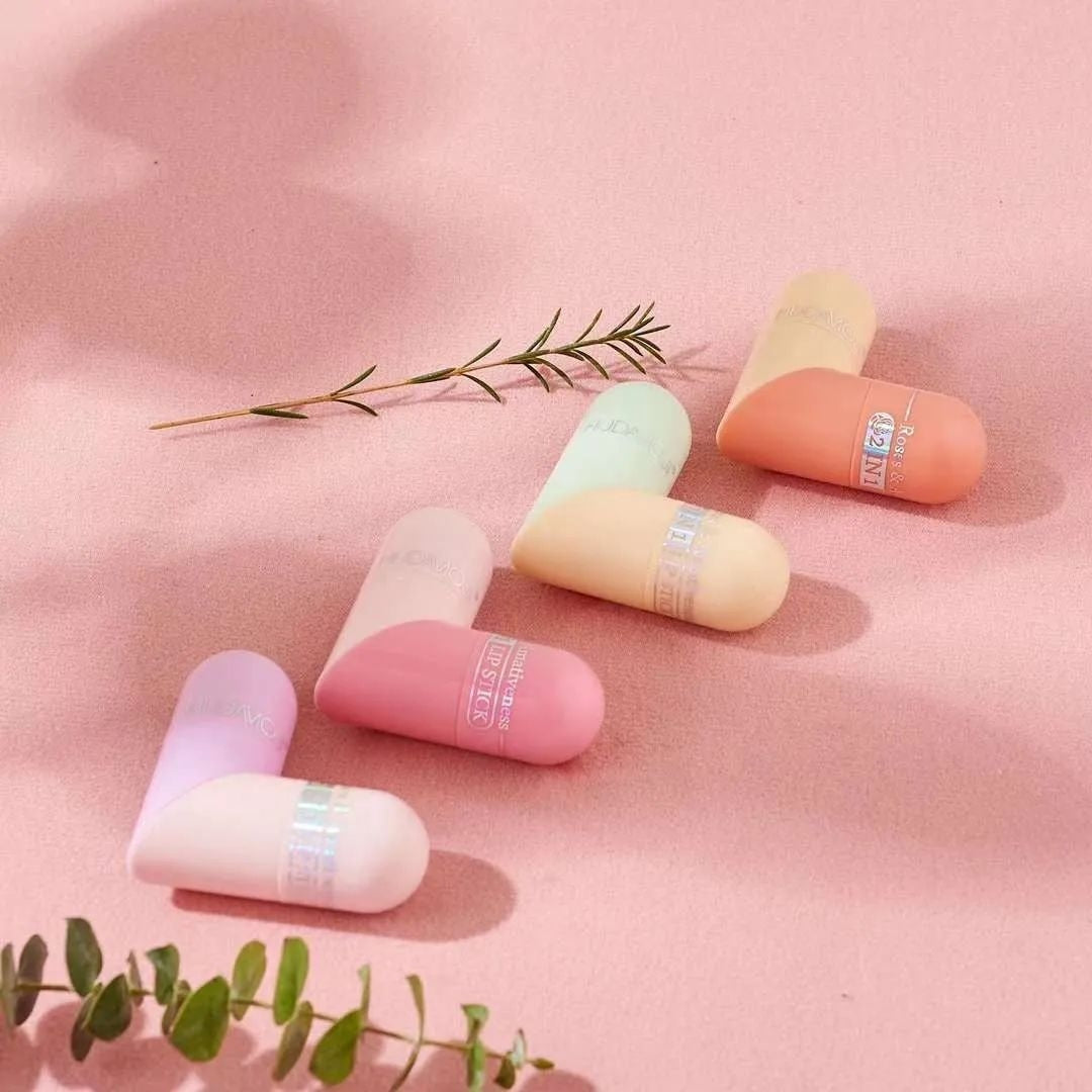 huda moji 2 in1 heart lipsticks