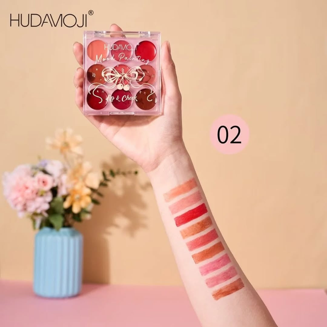 hudamoji lipstick pallete