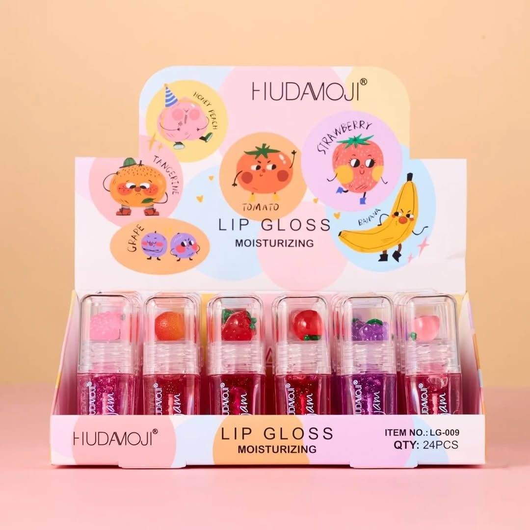 hudamoji fruit jam lip oils