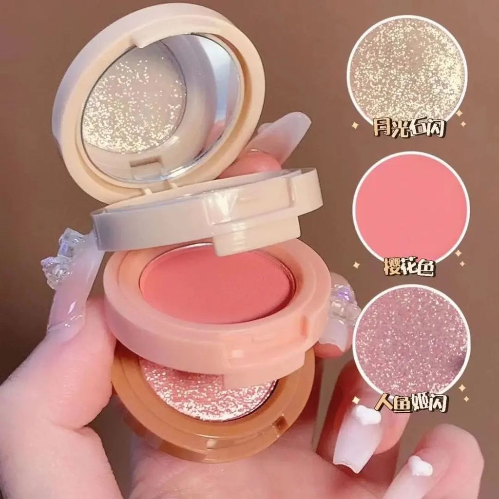 huda moji blush and highlighter  01