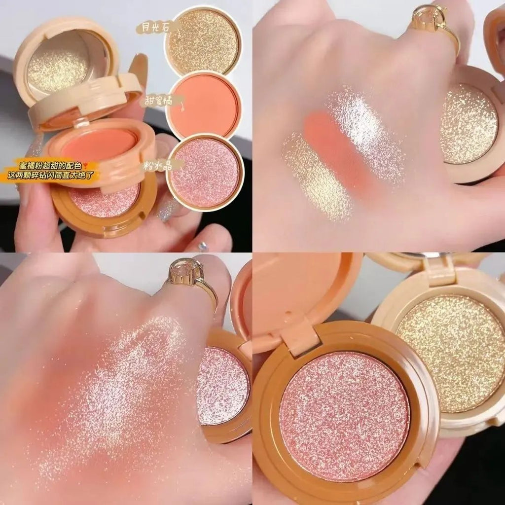 huda moji blush and highlighter  01