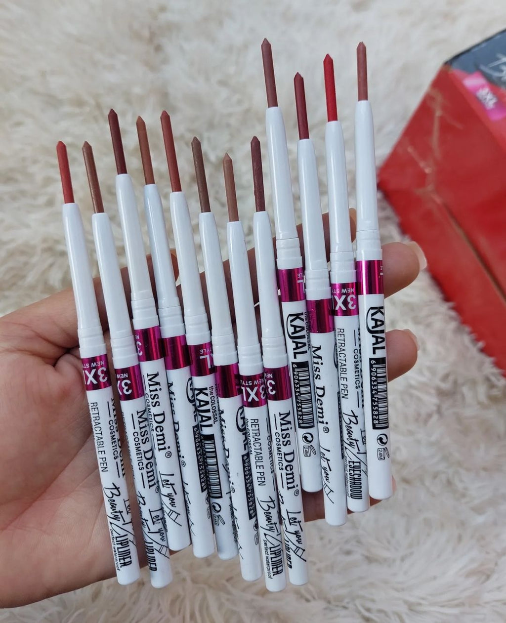miss demi rotating lip pencils