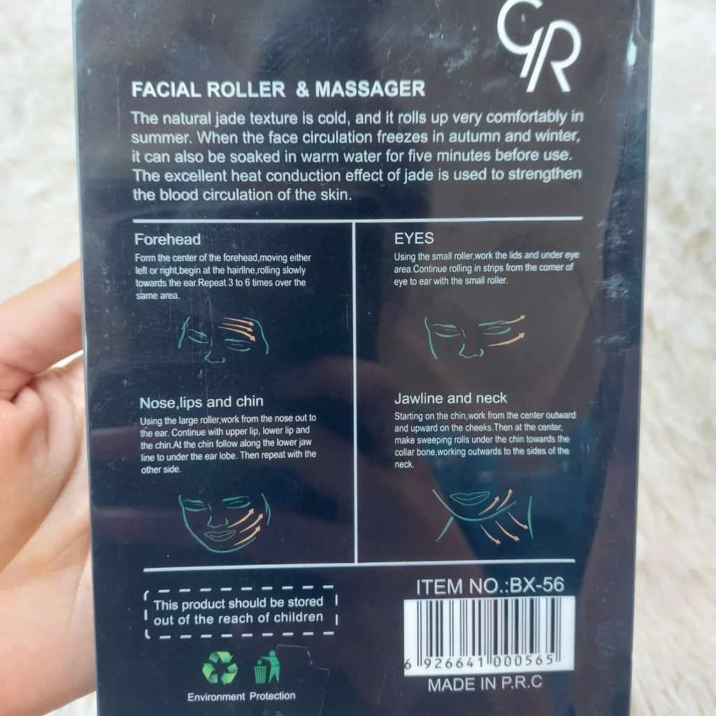 facial massage roller and stone