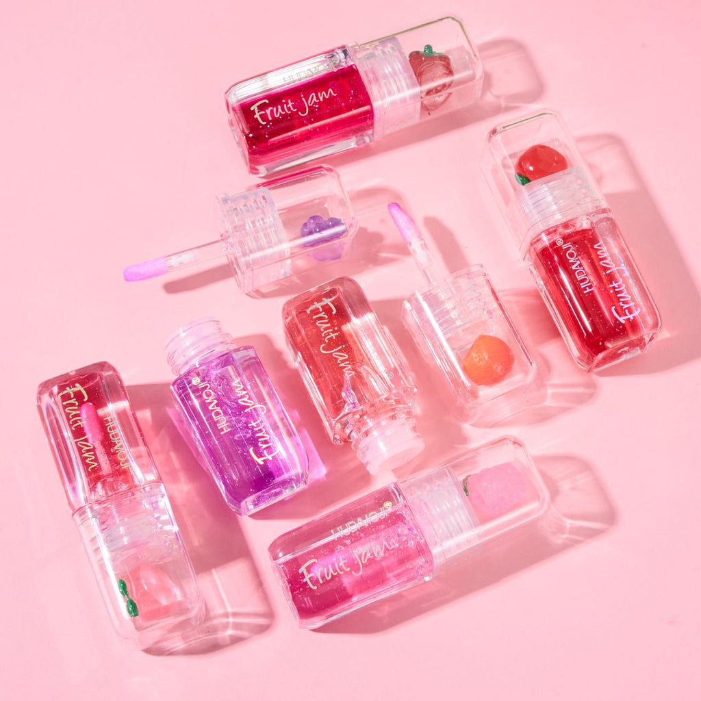 hudamoji fruit jam lip oils
