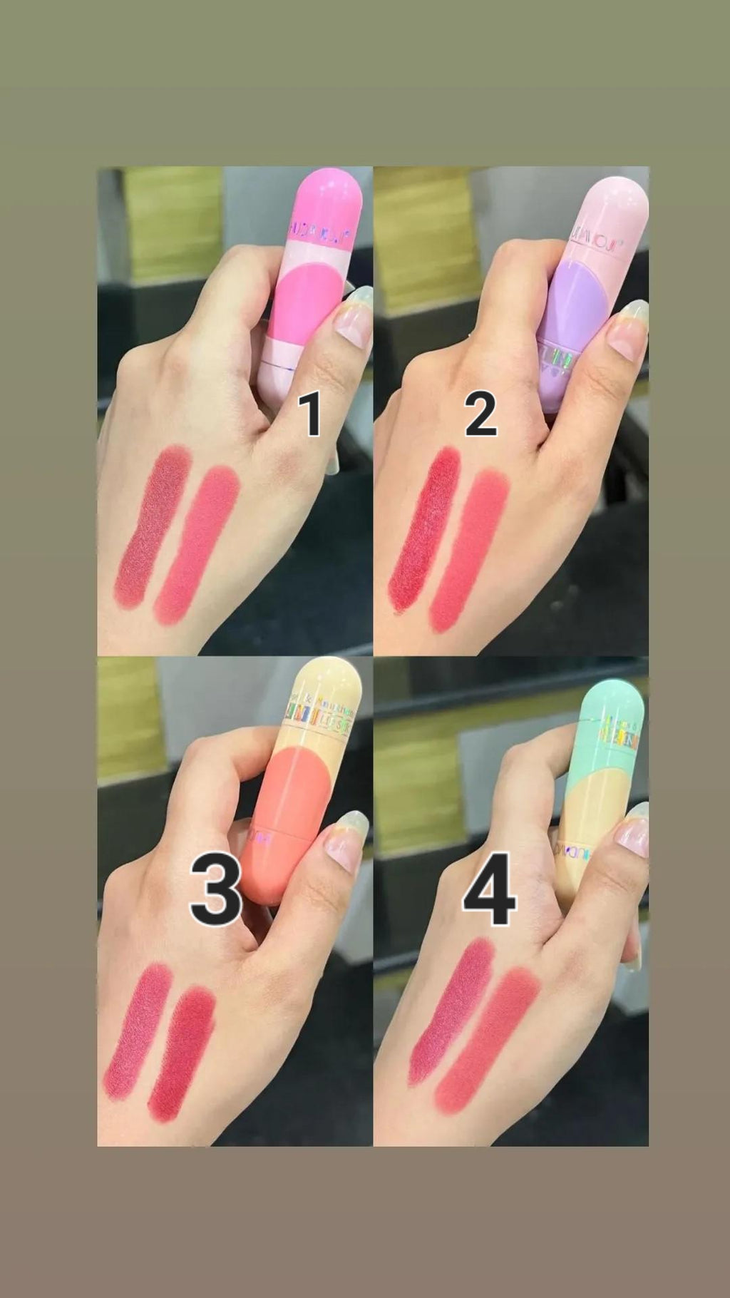 huda moji 2 in1 heart lipsticks