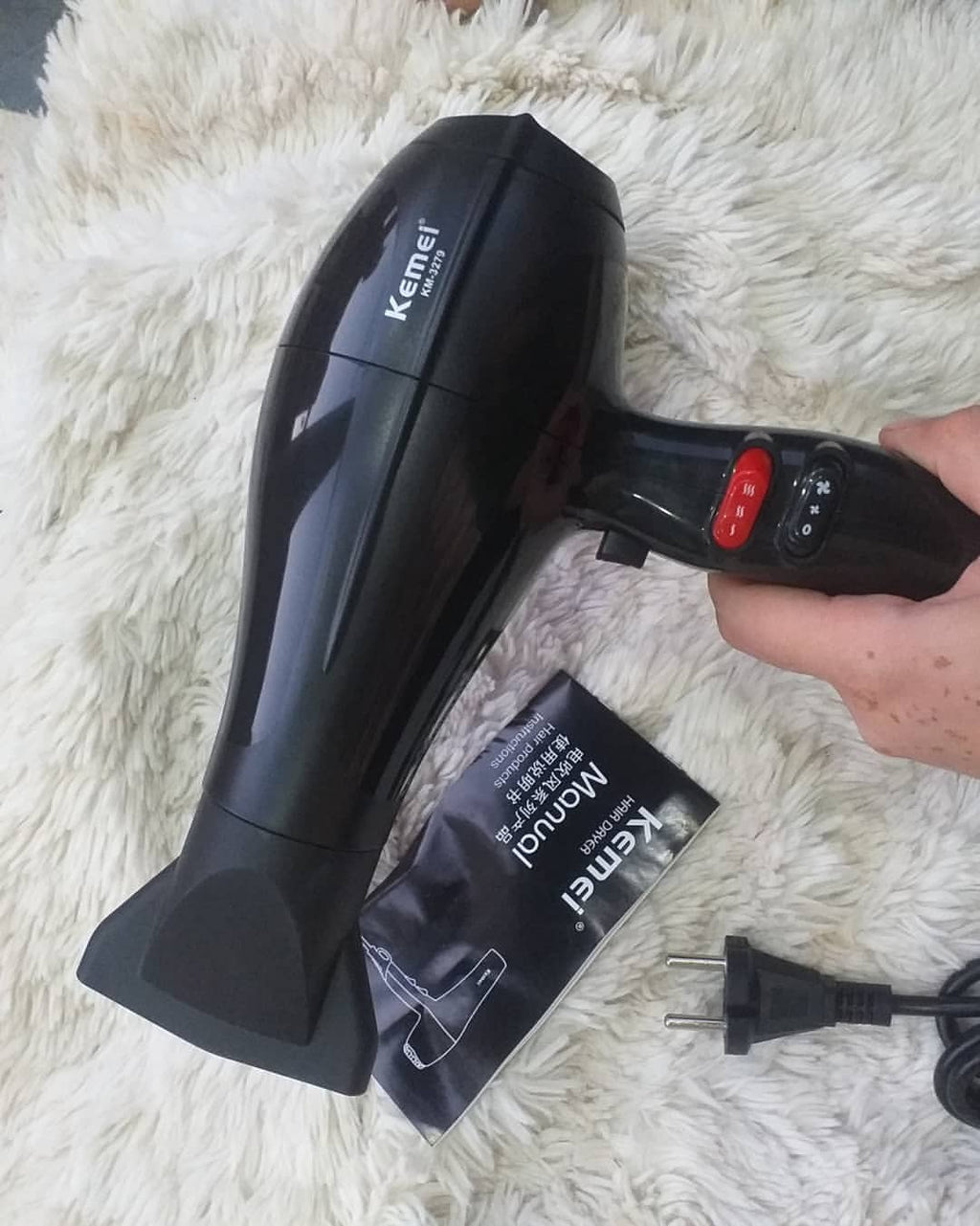 kemei hair dryer
