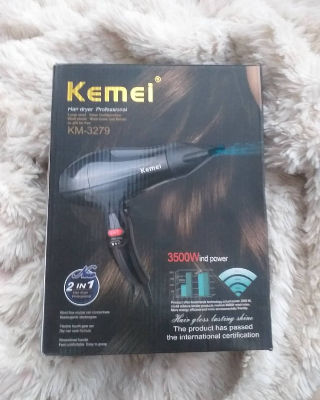 kemei hair dryer