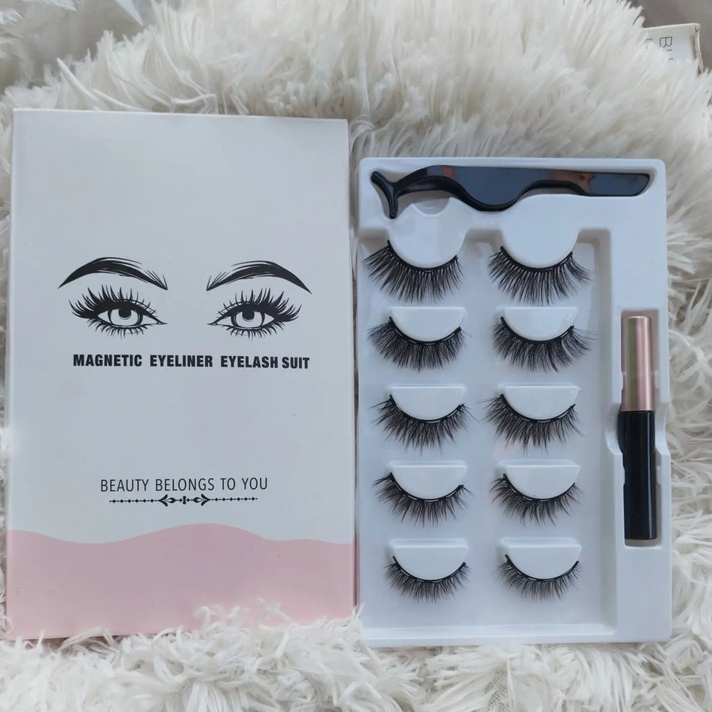 magnetic  lashes and liner