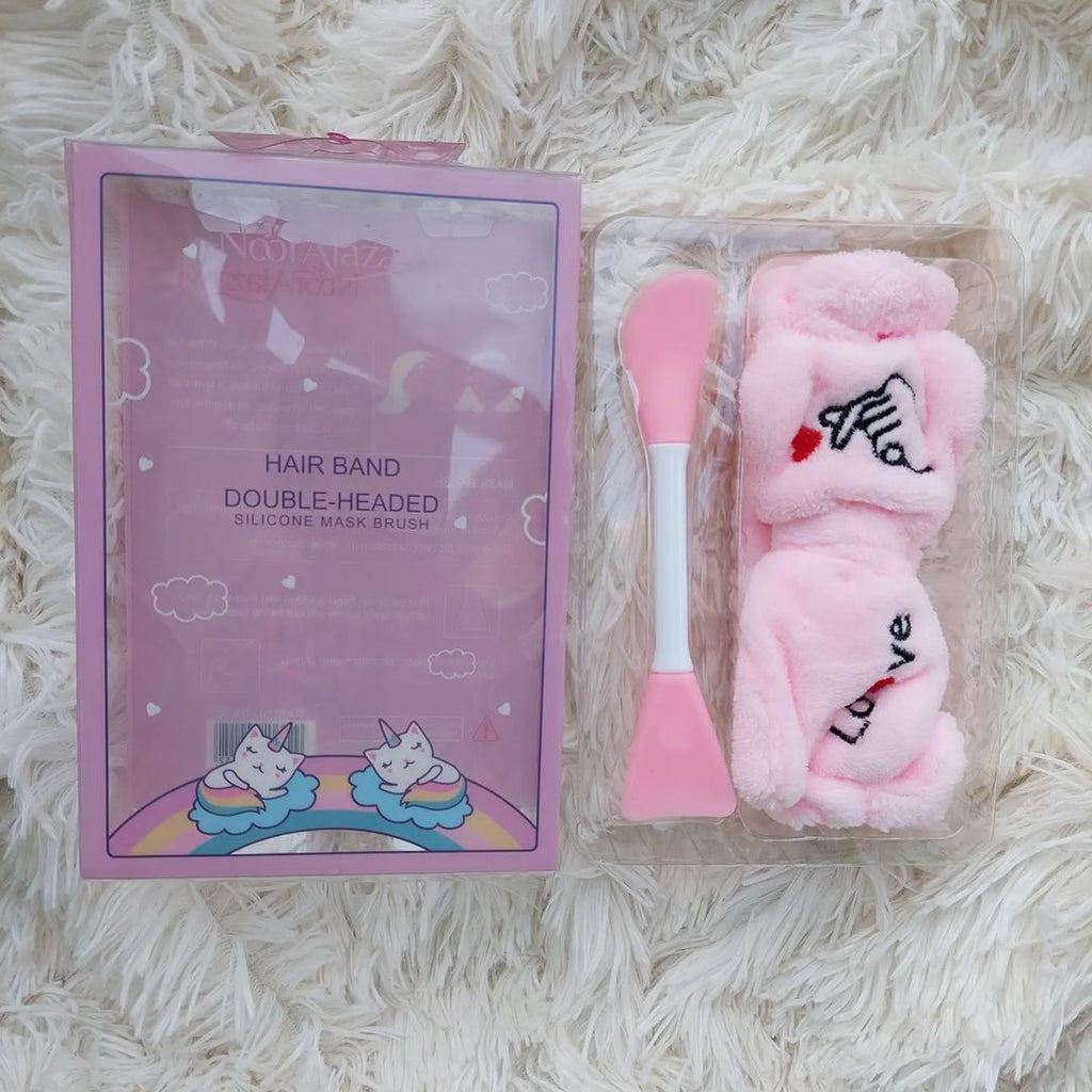 mask and hair band set