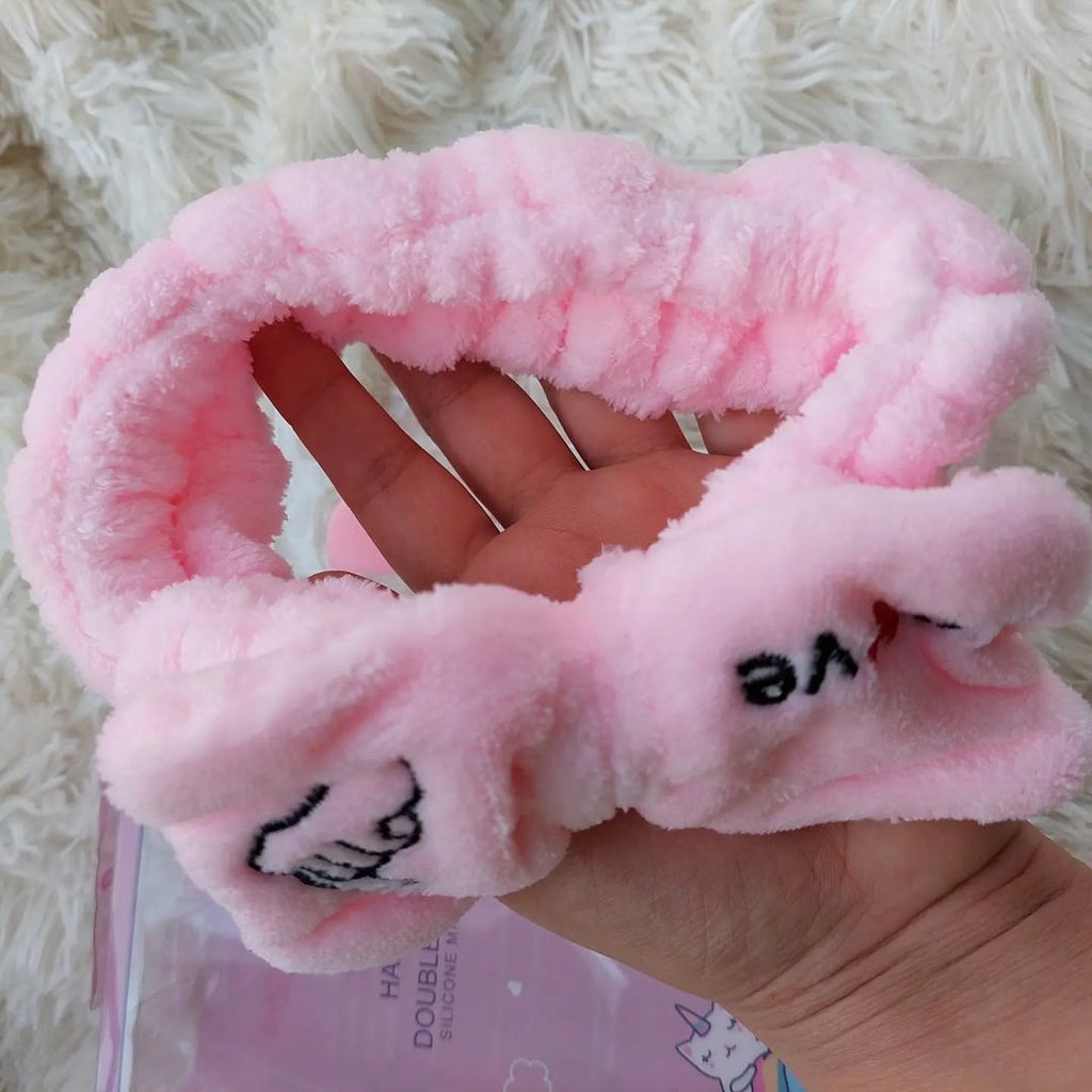 mask and hair band set