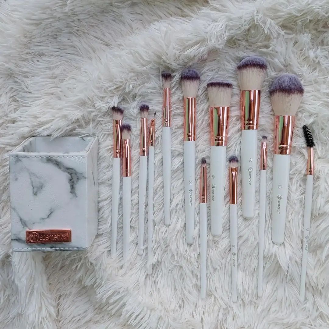 bh marble luxe brush set