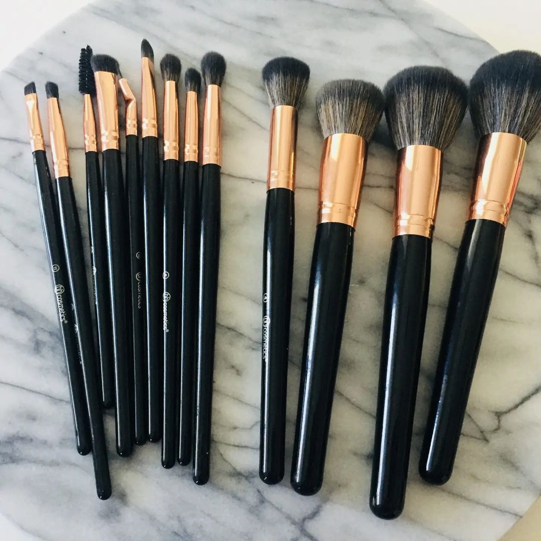 bh signature rose gold brushes