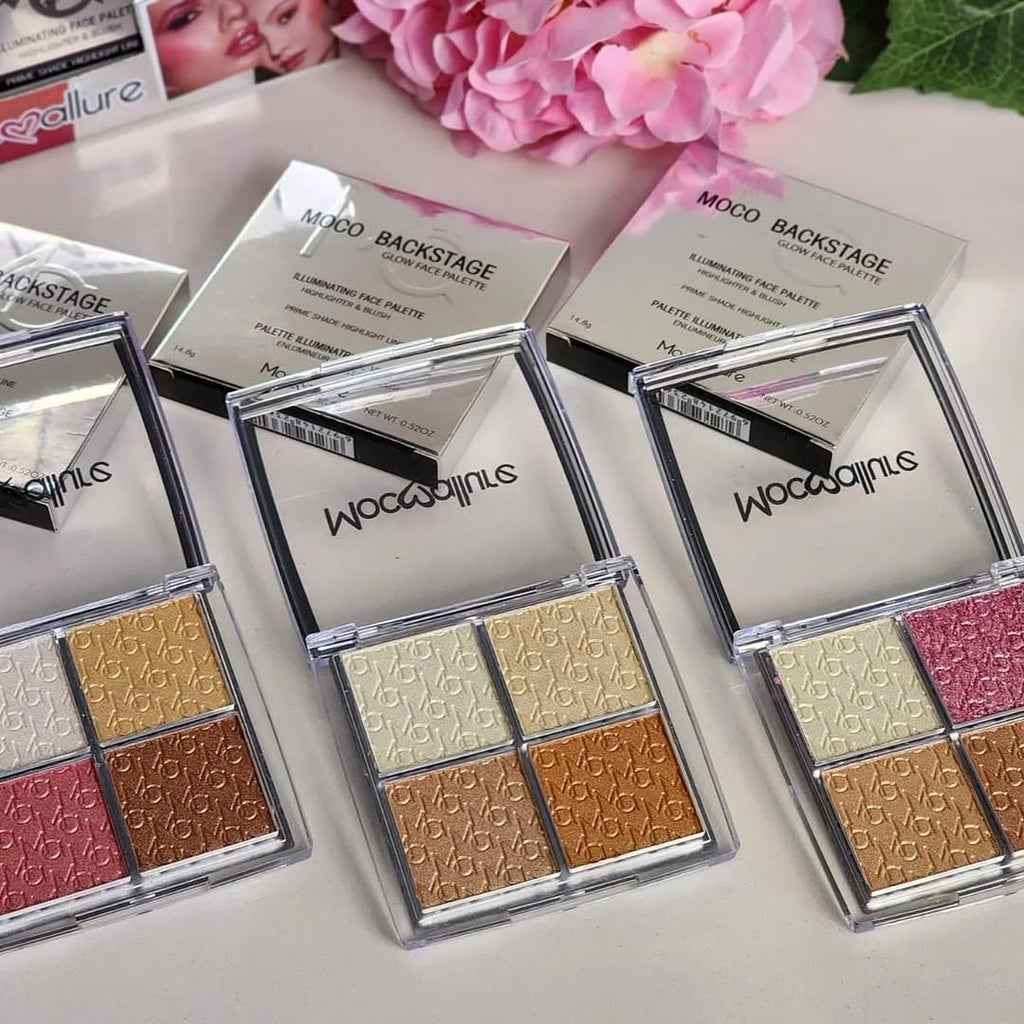Face illuminating pallete